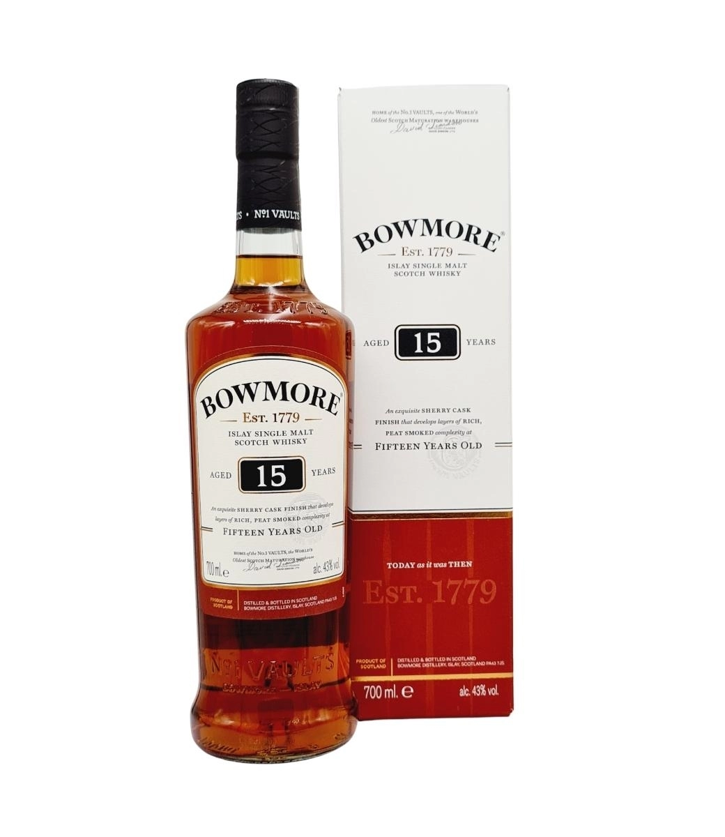 Whisky Bowmore Darkest 15 Ani 0.7l